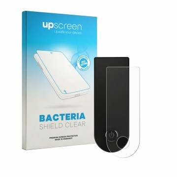 Vorderseite einer Produktverpackung mit dem Markenlogo upscreen. Daneben ist das Gerät Xiaomi Electric Scooter 6 Lite mit dem 
