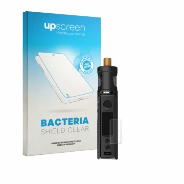 Front side of a product packaging with the brand logo upscreen. Next to it is the device Innokin LiMAX Kit shown with the corr