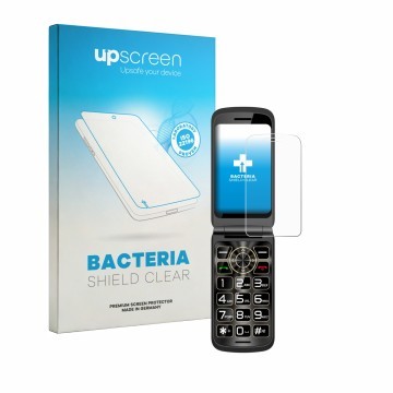 Face avant d’un emballage produit avec le logo de la marque upscreen. À côté, l’appareil Guwet G739 est représenté avec la pro
