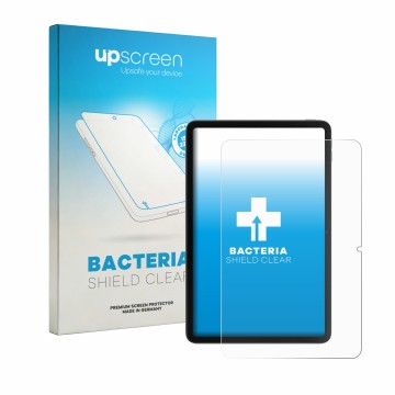 Parte frontal de un envase de producto con el logotipo de la marca upscreen. Al lado se muestra el dispositivo Xiaomi Redmi Pa
