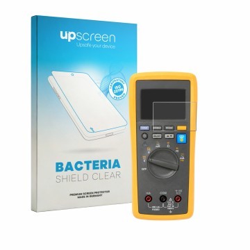 Parte frontale di una confezione del prodotto con il logo del marchio upscreen. Accanto è raffigurato il dispositivo Fluke 300