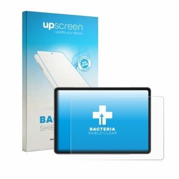 Front side of a product packaging with the brand logo upscreen. Next to it is the device Ulefone Tab A12 Pro shown with the co
