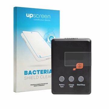 Parte frontale di una confezione del prodotto con il logo del marchio upscreen. Accanto è raffigurato il dispositivo Spektrum 