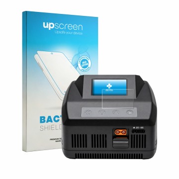Parte frontale di una confezione del prodotto con il logo del marchio upscreen. Accanto è raffigurato il dispositivo Spektrum 
