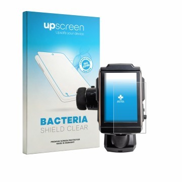 Face avant d’un emballage produit avec le logo de la marque upscreen. À côté, l’appareil Spektrum iXSR Plus est représenté ave