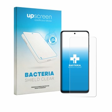 Parte frontale di una confezione del prodotto con il logo del marchio upscreen. Accanto è raffigurato il dispositivo Huawei No