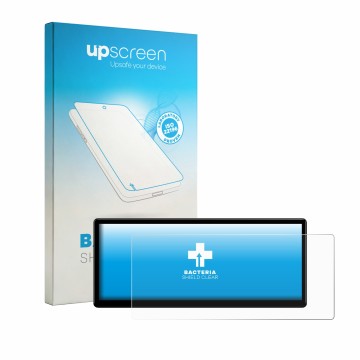 Front side of a product packaging with the brand logo upscreen. Next to it is the device Xtrons QWBX24CCB12E92 shown with the 