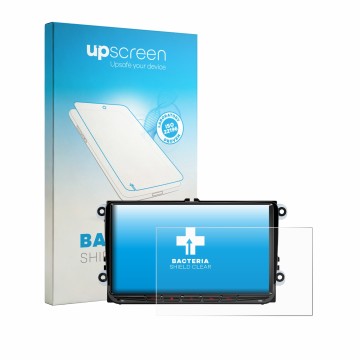 Face avant d’un emballage produit avec le logo de la marque upscreen. À côté, l’appareil Xtrons ID90MTVL est représenté avec l