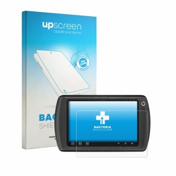 Front side of a product packaging with the brand logo upscreen. Next to it is the device Zebra ET1 shown with the correspondin