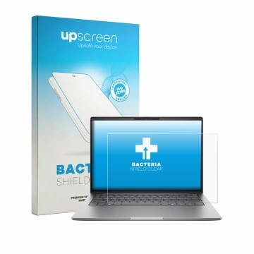 Front side of a product packaging with the brand logo upscreen. Next to it is the device HP Zbook 8 G2i 14