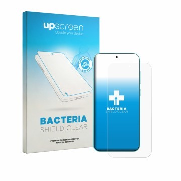 Front side of a product packaging with the brand logo upscreen. Next to it is the device Oppo F35 Pro shown with the correspon