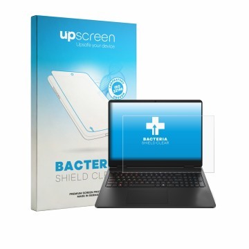 Parte frontale di una confezione del prodotto con il logo del marchio upscreen. Accanto è raffigurato il dispositivo HP HyperX