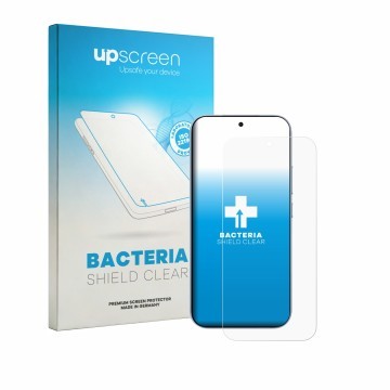 Front side of a product packaging with the brand logo upscreen. Next to it is the device Xiaomi 17T (case-friendly) shown with
