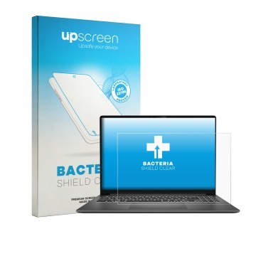 Parte frontale di una confezione del prodotto con il logo del marchio upscreen. Accanto è raffigurato il dispositivo MSI Moder
