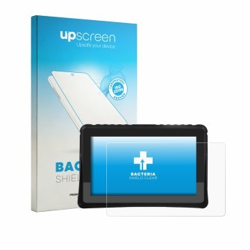 Vorderseite einer Produktverpackung mit dem Markenlogo upscreen. Daneben ist das Gerät KOROBIE 84561278456 mit dem zugehörigen