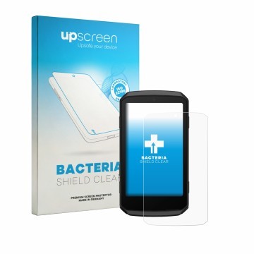 Vorderseite einer Produktverpackung mit dem Markenlogo upscreen. Daneben ist das Gerät Garmin Edge 1060 mit dem zugehörigen Di