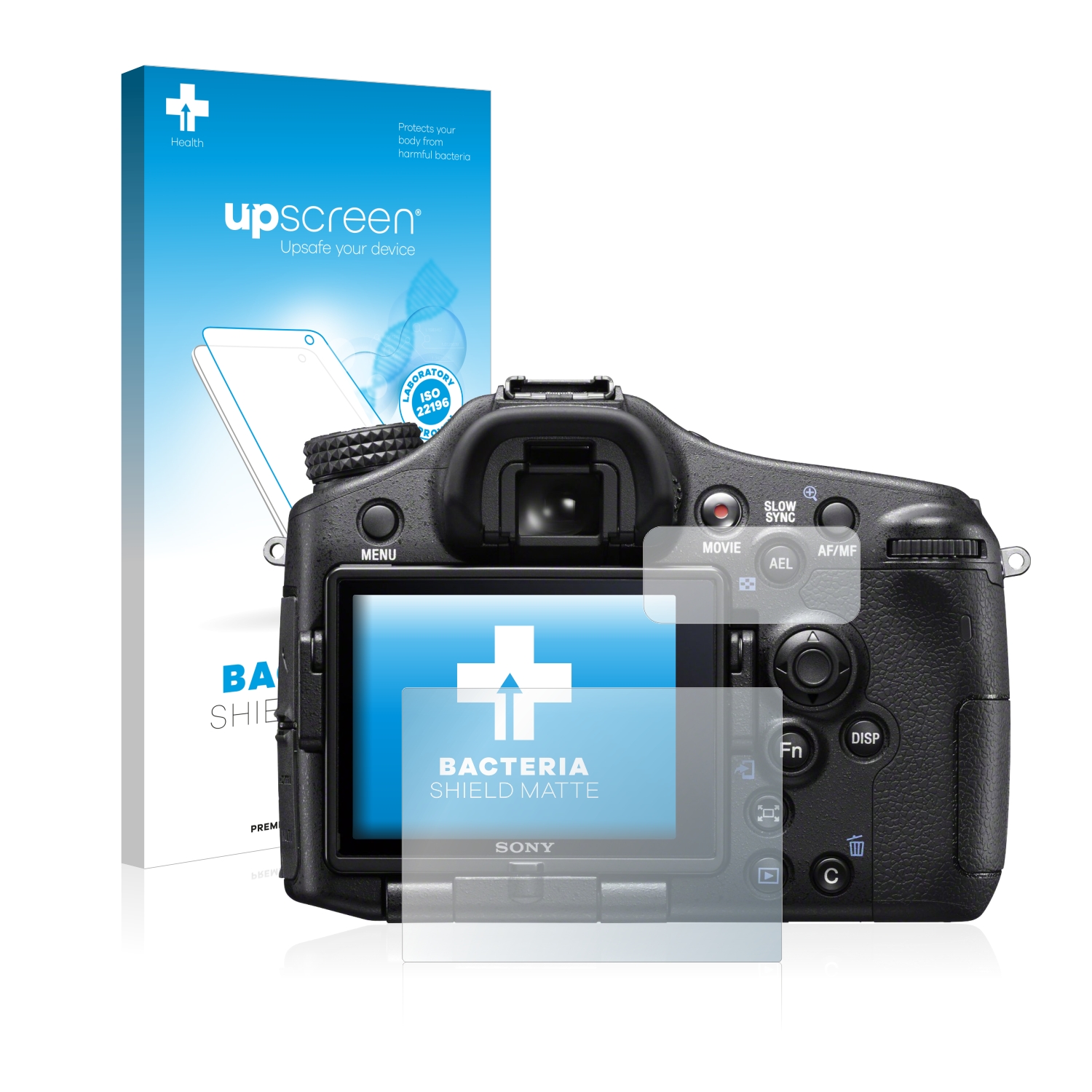 Sony Alpha SLT-77 protezione anti-Bacteria Upscreen PROTEGGI SCHERMO per 77 