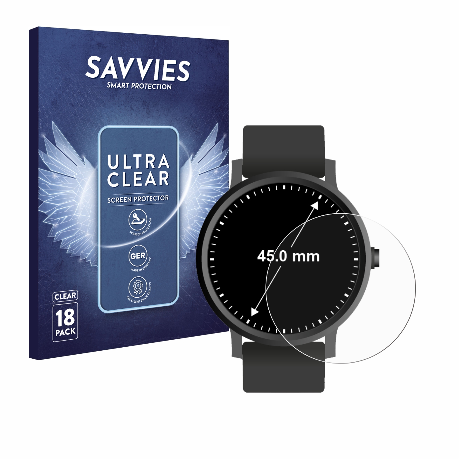 Schutzfolie für Armbanduhren Kreisrund alle Größen - Zdjęcie 113 z 166