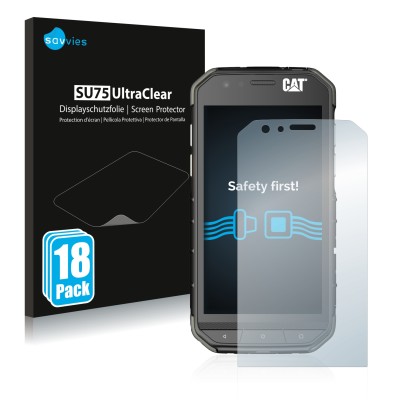 Parte frontale di una confezione del prodotto con il logo del marchio Savvies. Accanto è raffigurato il dispositivo Caterpilla