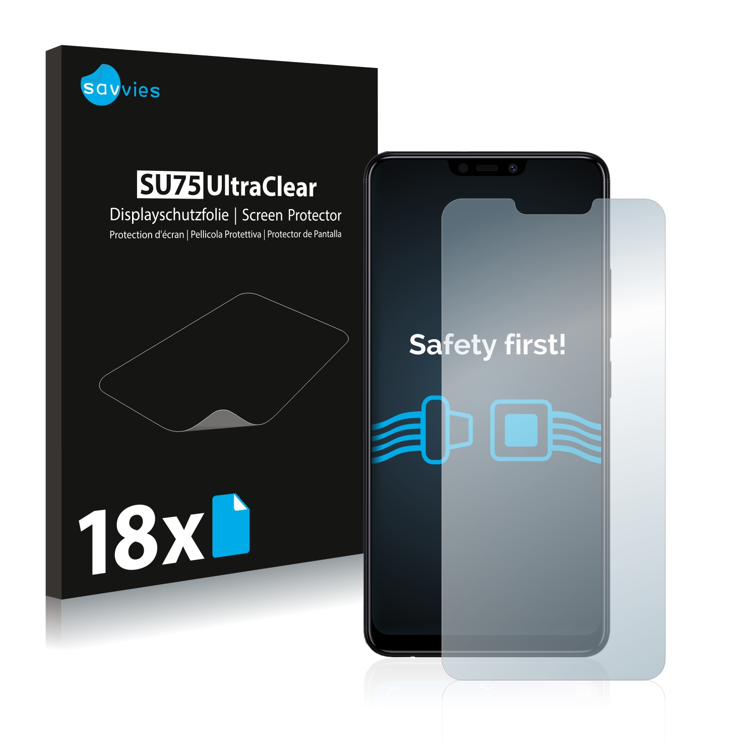 18x Savvies SU75 Screen Protector for 18x Savvies SU75 Screen Protector for