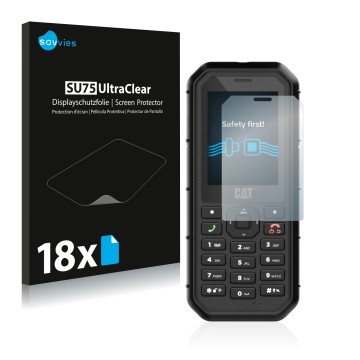 Parte frontale di una confezione del prodotto con il logo del marchio Savvies. Accanto è raffigurato il dispositivo Caterpilla