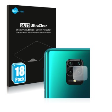 Parte frontale di una confezione del prodotto con il logo del marchio Savvies. Accanto è raffigurato il dispositivo Xiaomi Red