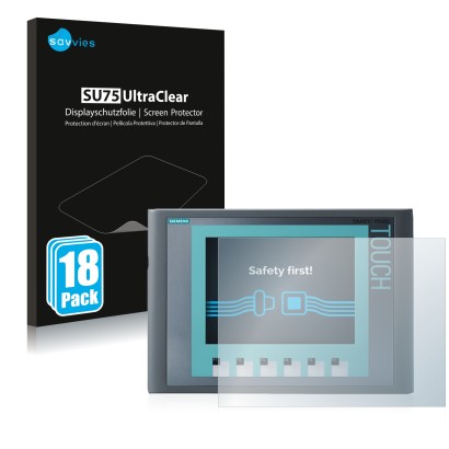 Parte frontale di una confezione del prodotto con il logo del marchio Savvies. Accanto è raffigurato il dispositivo Siemens Si