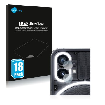 Parte frontale di una confezione del prodotto con il logo del marchio Savvies. Accanto è raffigurato il dispositivo Nothing Ph