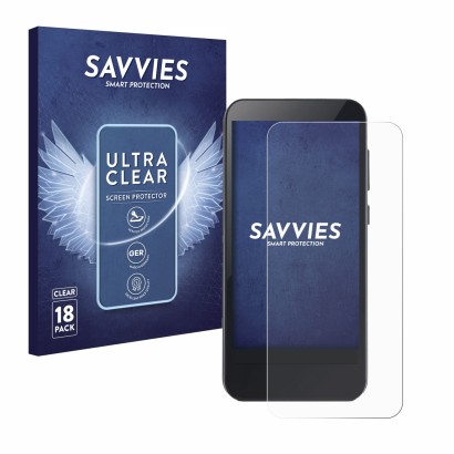 Vorderseite einer Produktverpackung mit dem Markenlogo Savvies. Daneben ist das Gerät Omnipod 5 mit dem zugehörigen Displaysch