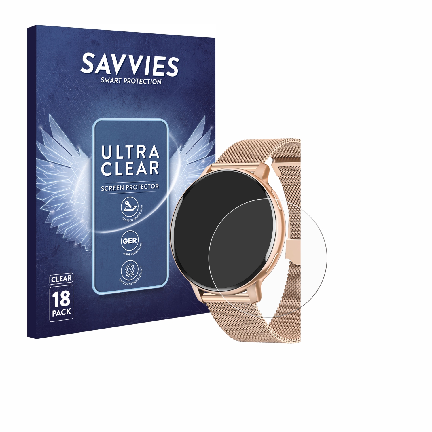 Schutzfolie für Smartwatch Garmin Polar Samsung Fossil Letsfit Xiaomi Huawei - Zdjęcie 34 z 436
