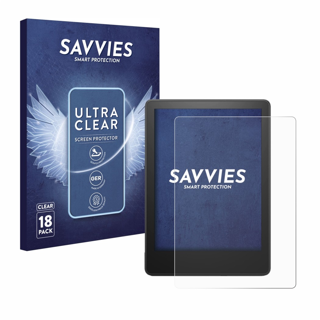 18x Savvies SU75 Film de protection d'écran pour  Kindle