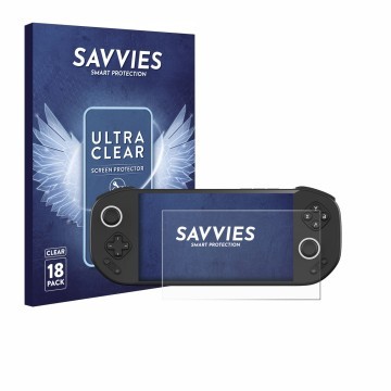 Parte frontal de un envase de producto con el logotipo de la marca Savvies. Al lado se muestra el dispositivo MANGMI Pocket Ma