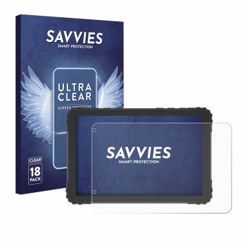 Face avant d’un emballage produit avec le logo de la marque Savvies. À côté, l’appareil DMD T880X 8