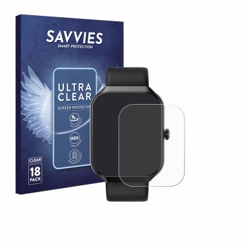 Front side of a product packaging with the brand logo Savvies. Next to it is the device Motast 2026 1.96