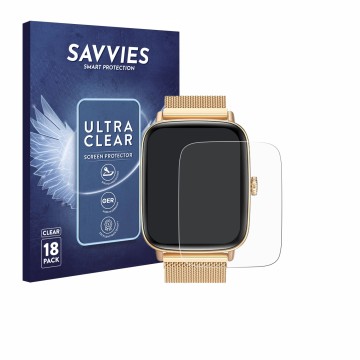 Parte frontal de un envase de producto con el logotipo de la marca Savvies. Al lado se muestra el dispositivo aeac 2026 1.85