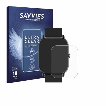 Face avant d’un emballage produit avec le logo de la marque Savvies. À côté, l’appareil PEFUPEW P114 1.85