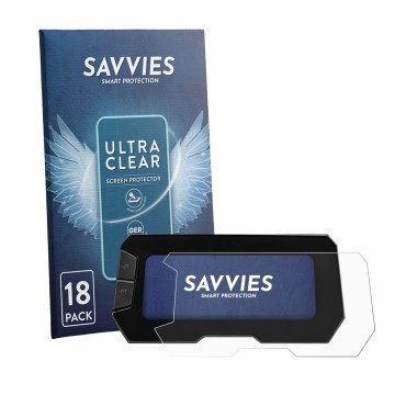 Vorderseite einer Produktverpackung mit dem Markenlogo Savvies. Daneben ist das Gerät Honda CB125R 2022 mit dem zugehörigen Di