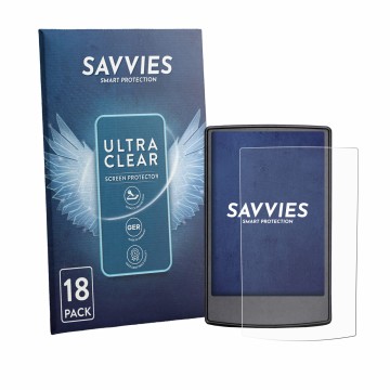 Parte frontal de un envase de producto con el logotipo de la marca Savvies. Al lado se muestra el dispositivo Engwe Engine Pro