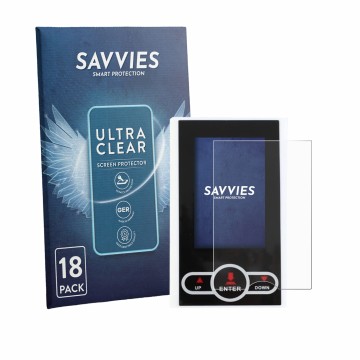 Vorderseite einer Produktverpackung mit dem Markenlogo Savvies. Daneben ist das Gerät QuivyLivy Speedometer mit dem zugehörige