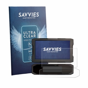 Vorderseite einer Produktverpackung mit dem Markenlogo Savvies. Daneben ist das Gerät Honda NT 1100 2025 mit dem zugehörigen D