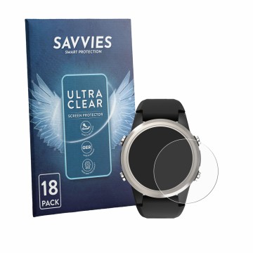 Face avant d’un emballage produit avec le logo de la marque Savvies. À côté, l’appareil Shearwater TERN est représenté avec la
