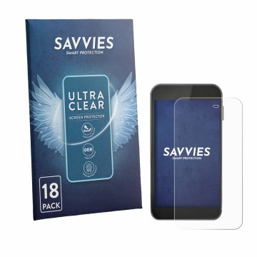 Face avant d’un emballage produit avec le logo de la marque Savvies. À côté, l’appareil Equil S Patch 300U est représenté avec