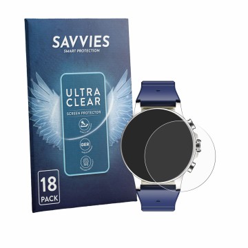 Parte frontal de un envase de producto con el logotipo de la marca Savvies. Al lado se muestra el dispositivo Imiki Holo Ultra