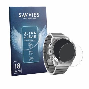 Face avant d’un emballage produit avec le logo de la marque Savvies. À côté, l’appareil North Edge GAVIA est représenté avec l