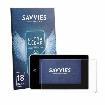 Vorderseite einer Produktverpackung mit dem Markenlogo Savvies. Daneben ist das Gerät Balearis PRO 3 mit dem zugehörigen Displ