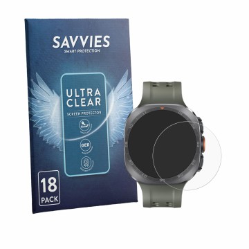 Parte frontal de un envase de producto con el logotipo de la marca Savvies. Al lado se muestra el dispositivo Samsung Galaxy W