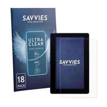Parte frontale di una confezione del prodotto con il logo del marchio Savvies. Accanto è raffigurato il dispositivo CFMOTO 100
