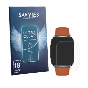 Parte frontal de un envase de producto con el logotipo de la marca Savvies. Al lado se muestra el dispositivo Knauermann PRO 2