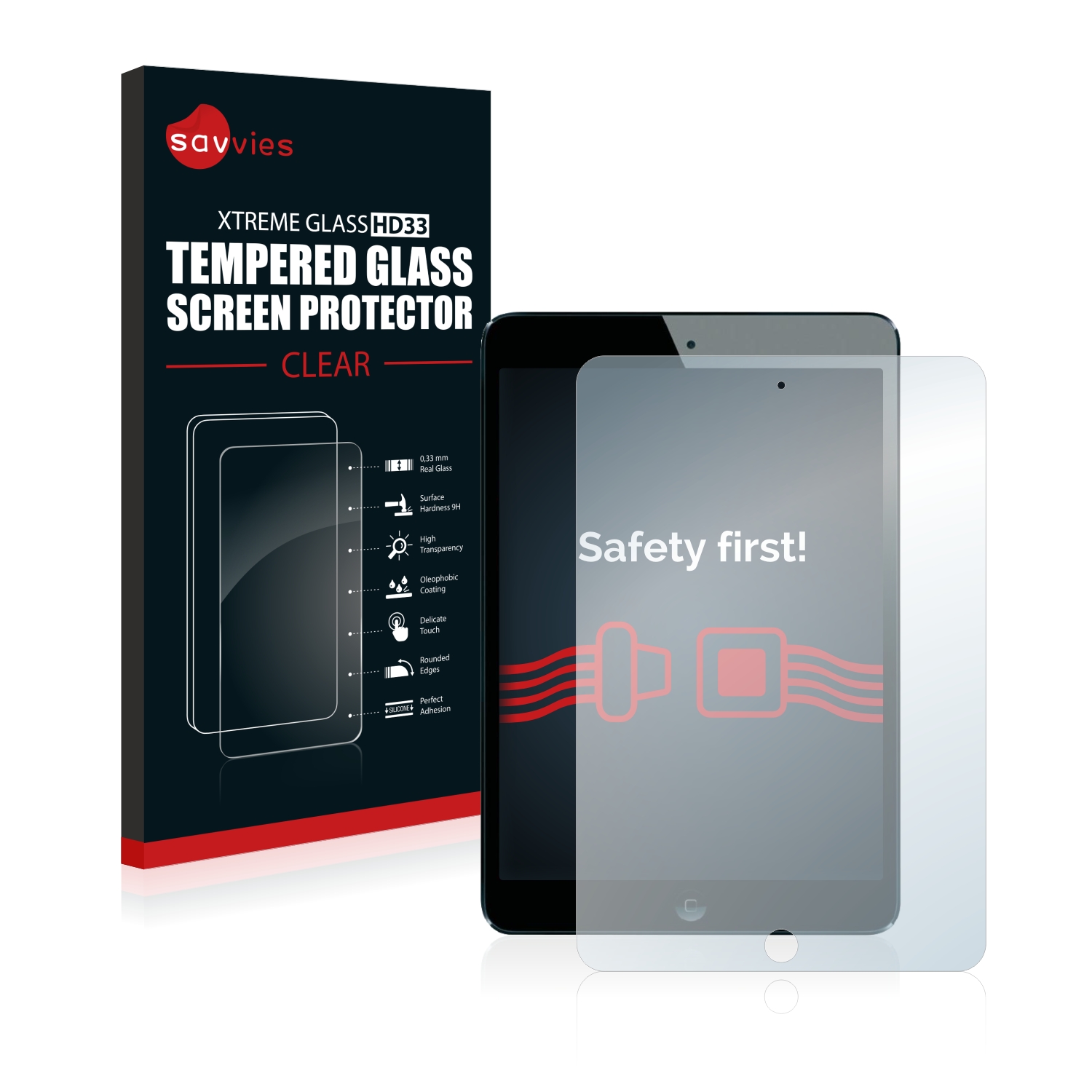 Tvrzené sklo Savvies Xtreme Glass HD33 pro Apple iPad Mini