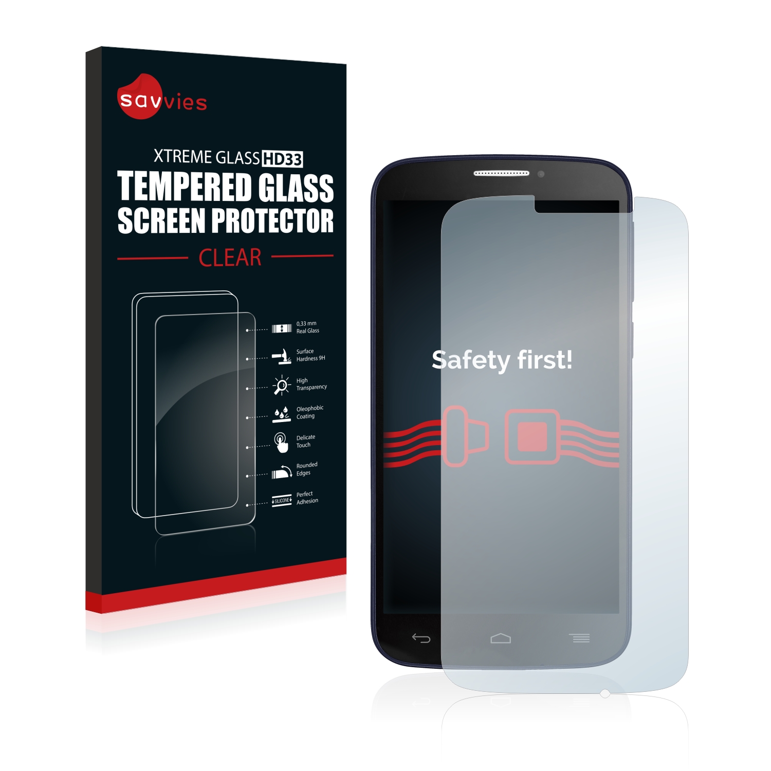 Tvrzené sklo Savvies Xtreme Glass HD33 pro Alcatel One Touch Pop C7 7040E